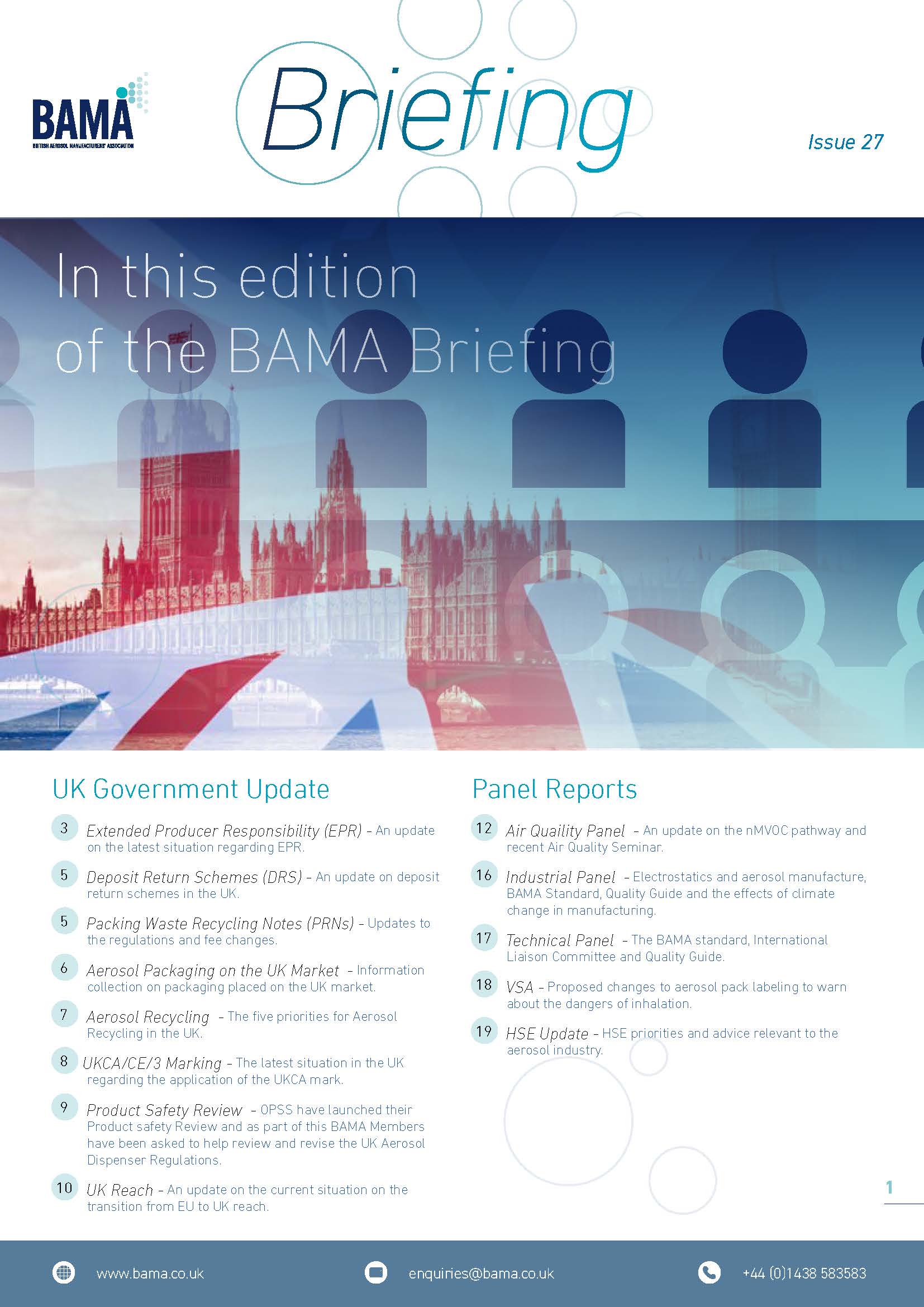 BAMA Briefing Issue 27